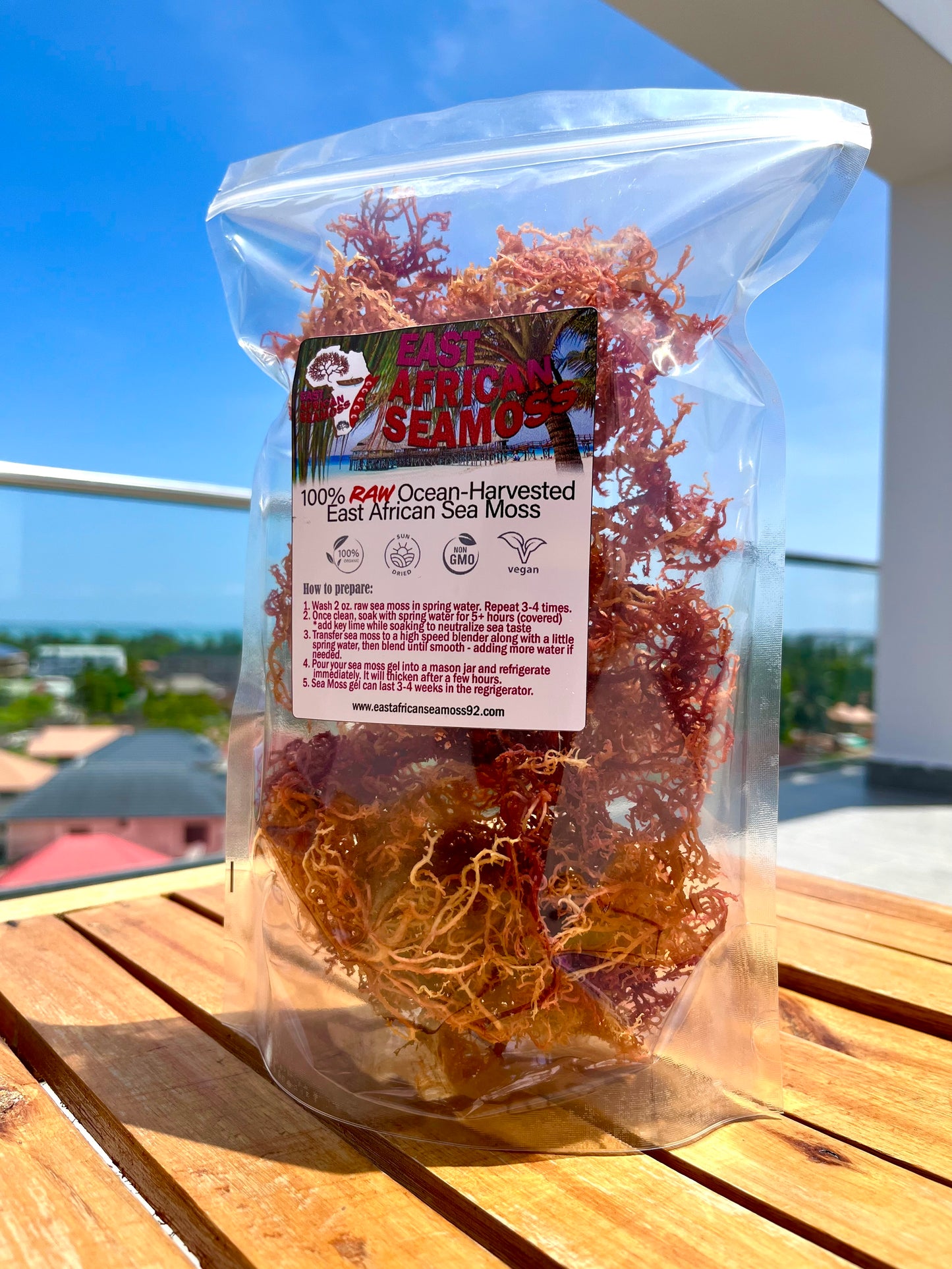 RAW Rainbow/Purple Sea Moss (4 oz.)
