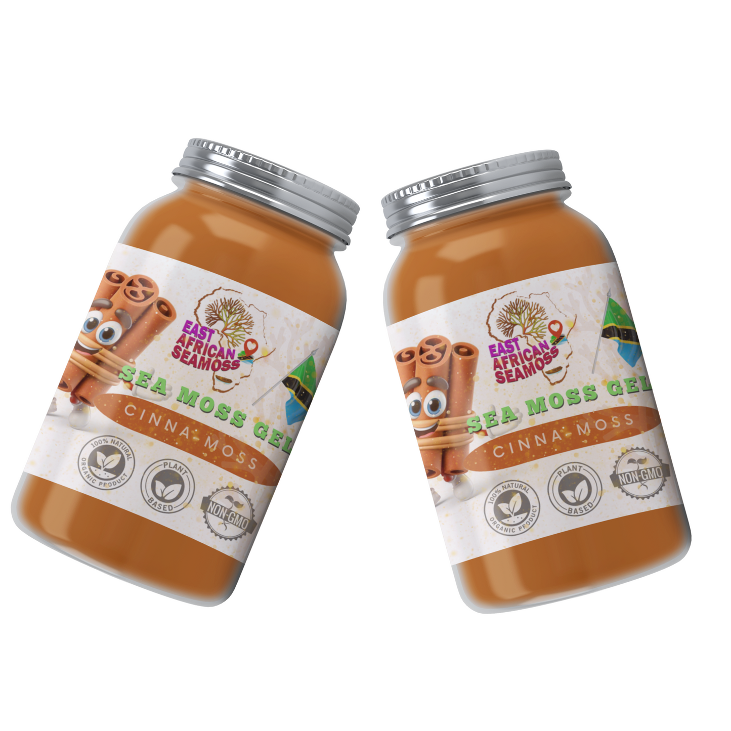 CINNA-MOSS East African Sea Moss Gel (flavored)