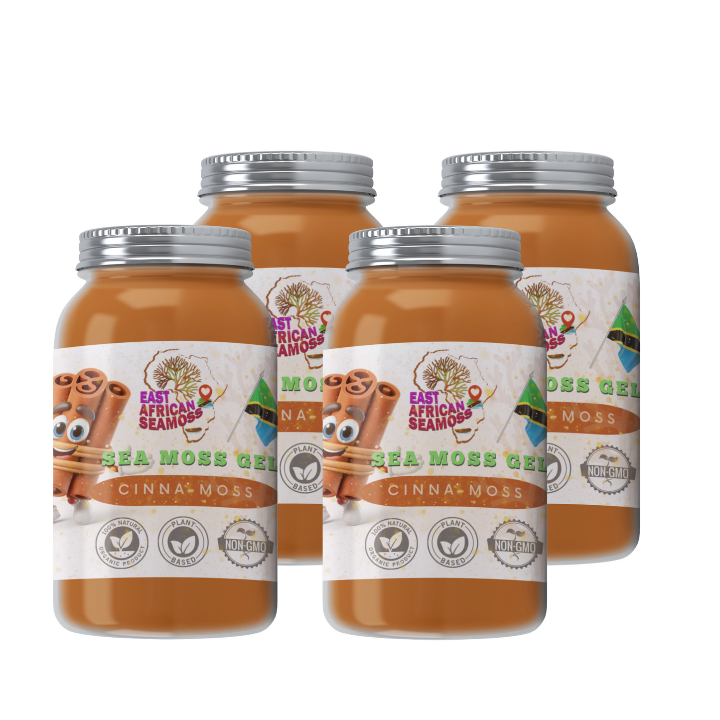 CINNA-MOSS East African Sea Moss Gel (flavored)