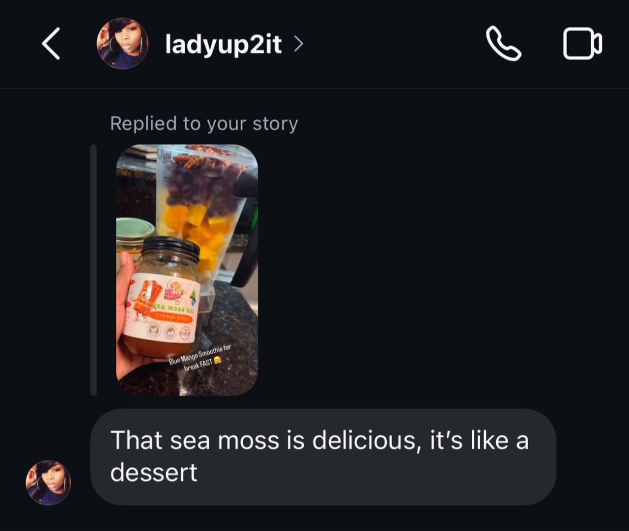 CINNA-MOSS East African Sea Moss Gel (flavored)