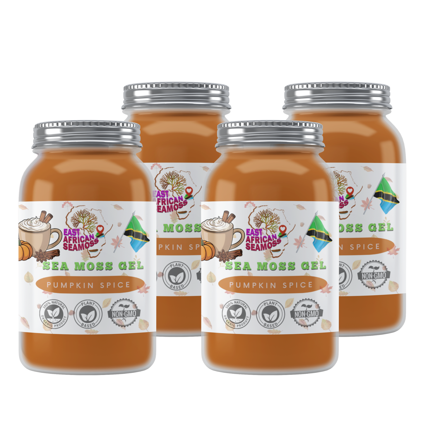 Pumpkin Spice East African Sea Moss Gel (flavored) LIMITED SUPPLY!