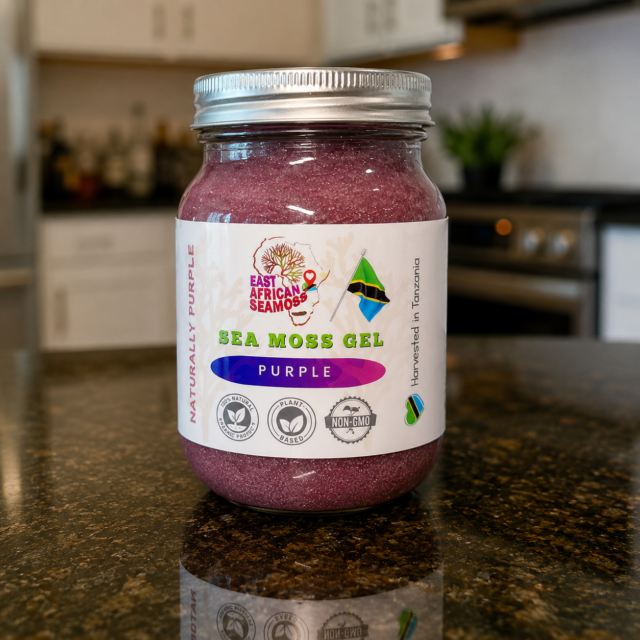 PURPLE East African Sea Moss Gel (unflavored)