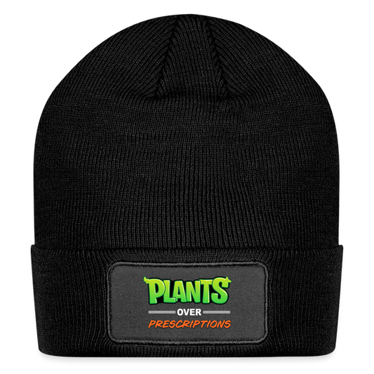 Plants Over Prescriptions Beanie - black